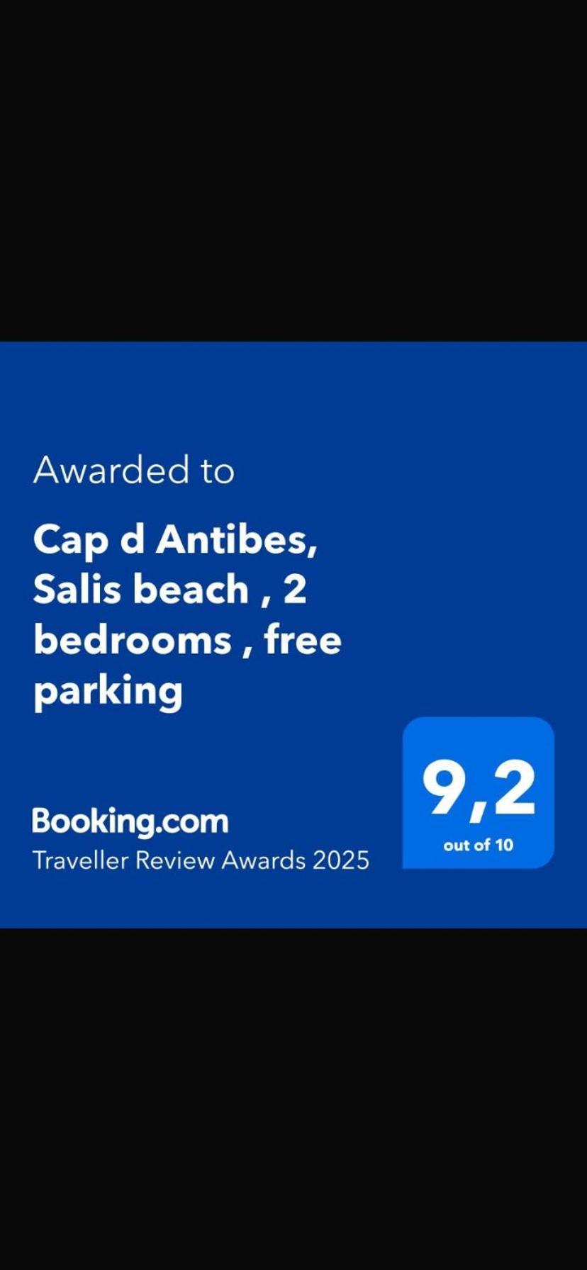 Cap D Antibes, Salis , 2 Bedrooms , Free Parking Apartment